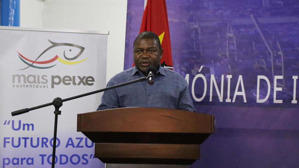 El presidente de Mozambique, Filipe Nyusi