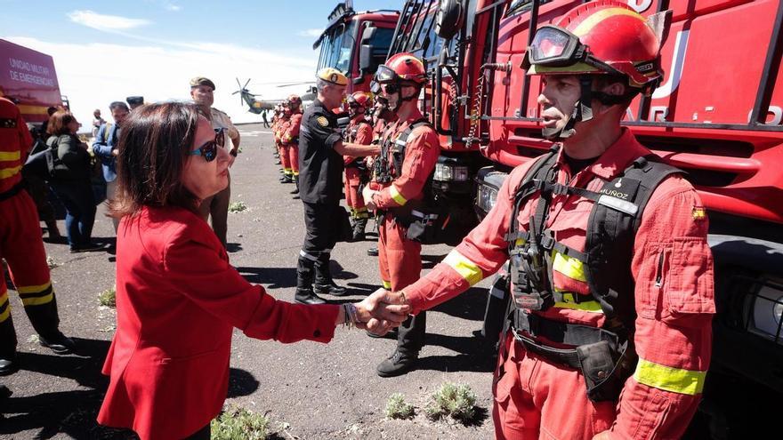 Así ha quedado el paisaje tras el incendio de Tenerife