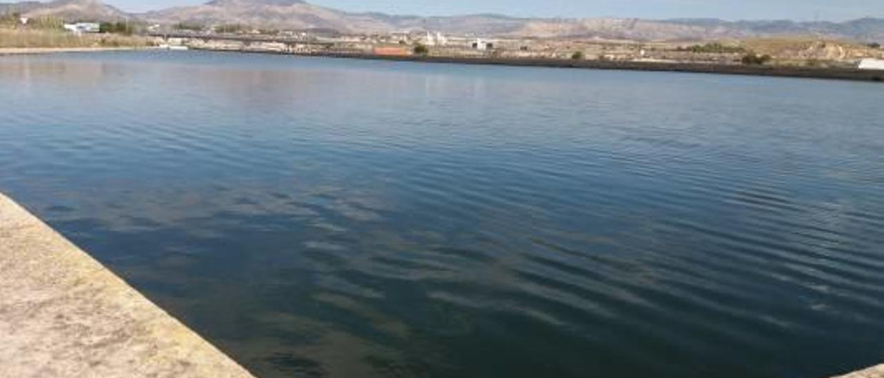 El Pantanet de Mutxamel distribuye el agua depurada que llega de la estación de Monte Orgegia.