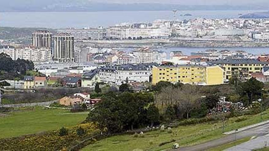 La ciudad, vista desde Bens.