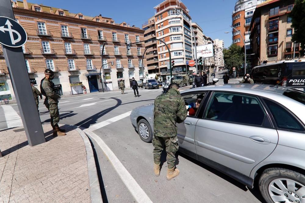 Murcia en su tercer domingo de confinamiento