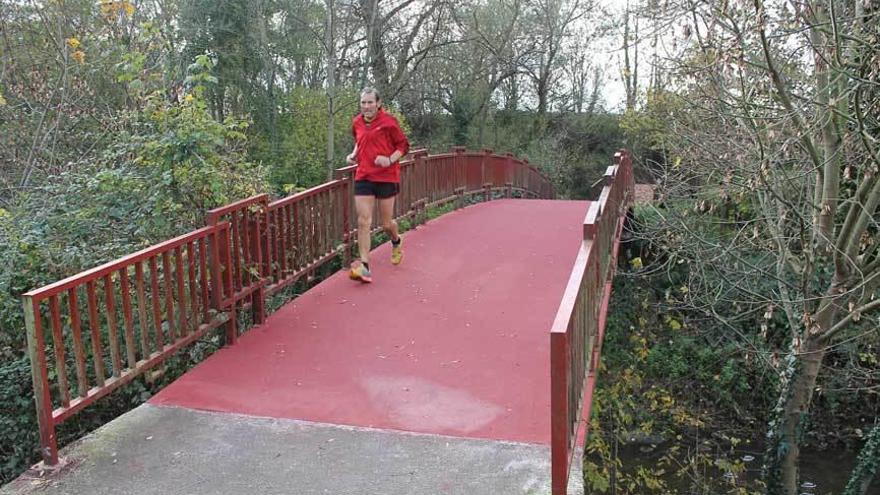 Los puentes de la senda de Lugones, sin resbalones