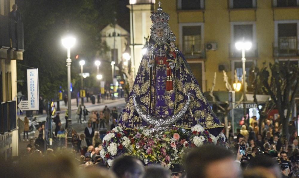 Bajada de la Fuensanta a la Catedral de Murcia