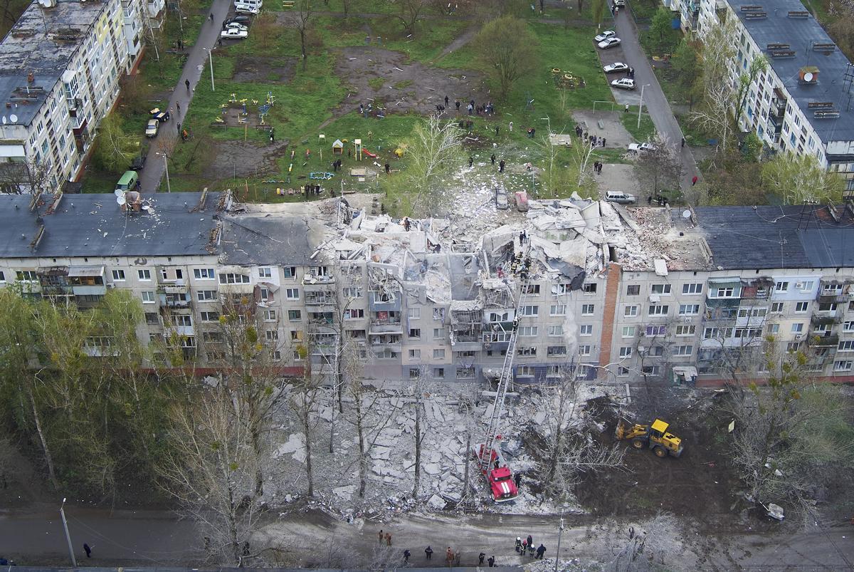 Nueve muertos y más de 20 heridos tras un bombardeo ruso en Sloviansk, en Donetsk.