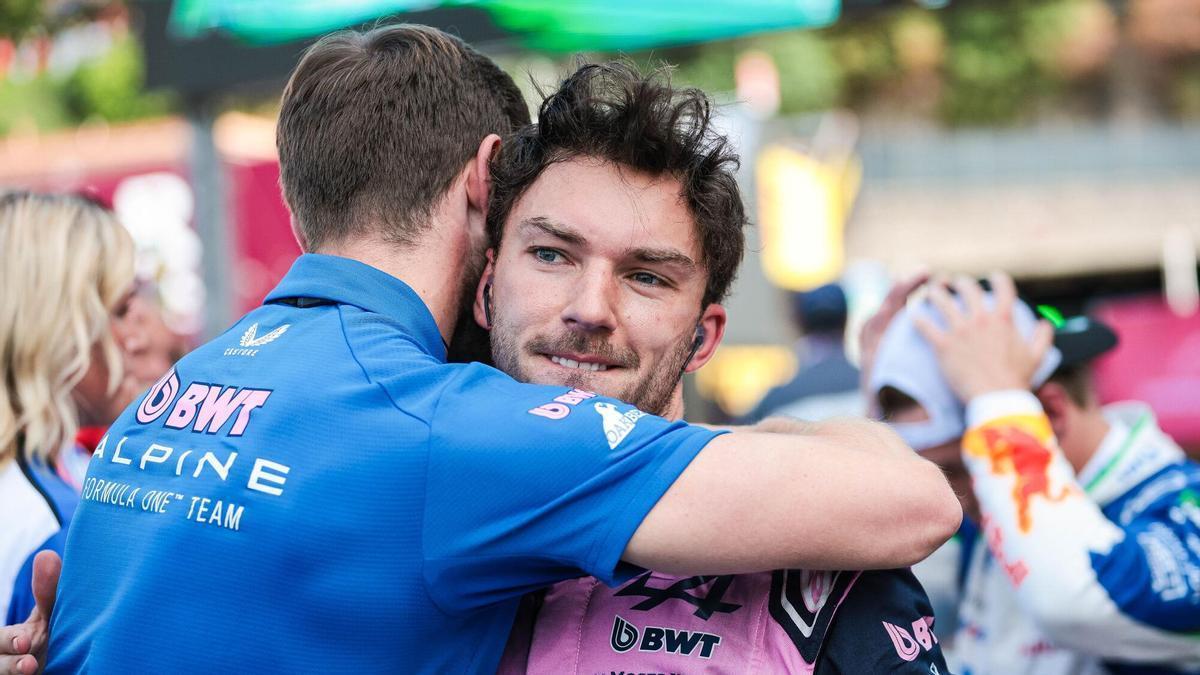 Gasly, piloto de Alpine, tercero en Mónaco.