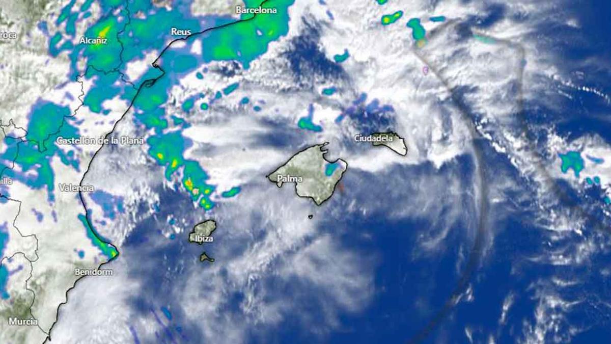 Sigue en directo la evolución de la dana en Mallorca