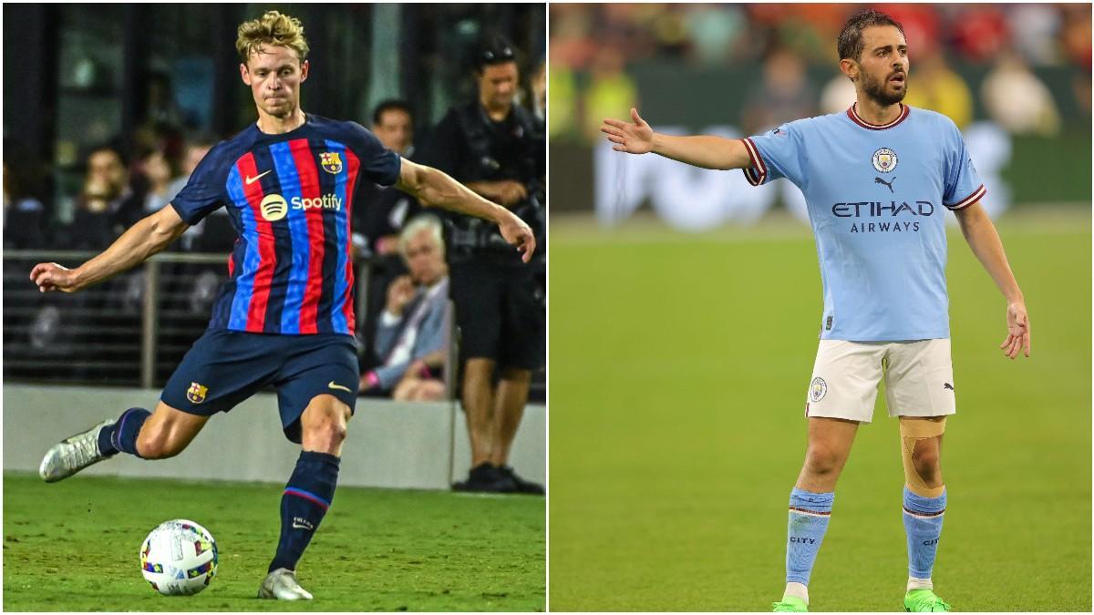 Frenkie de Jong y Bernardo Silva podrían coincidir en el Barça