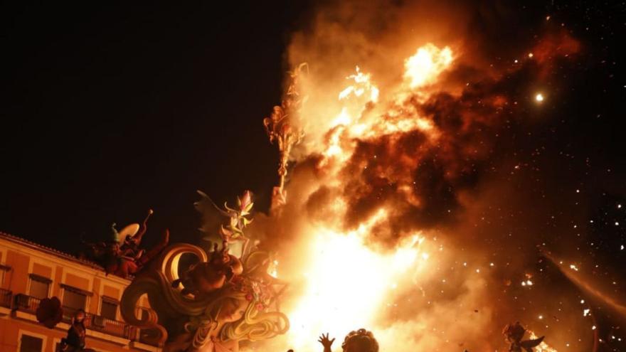 Cremà de la falla Convento Jerusalén del año pasado.  | LEVANTE-EMV