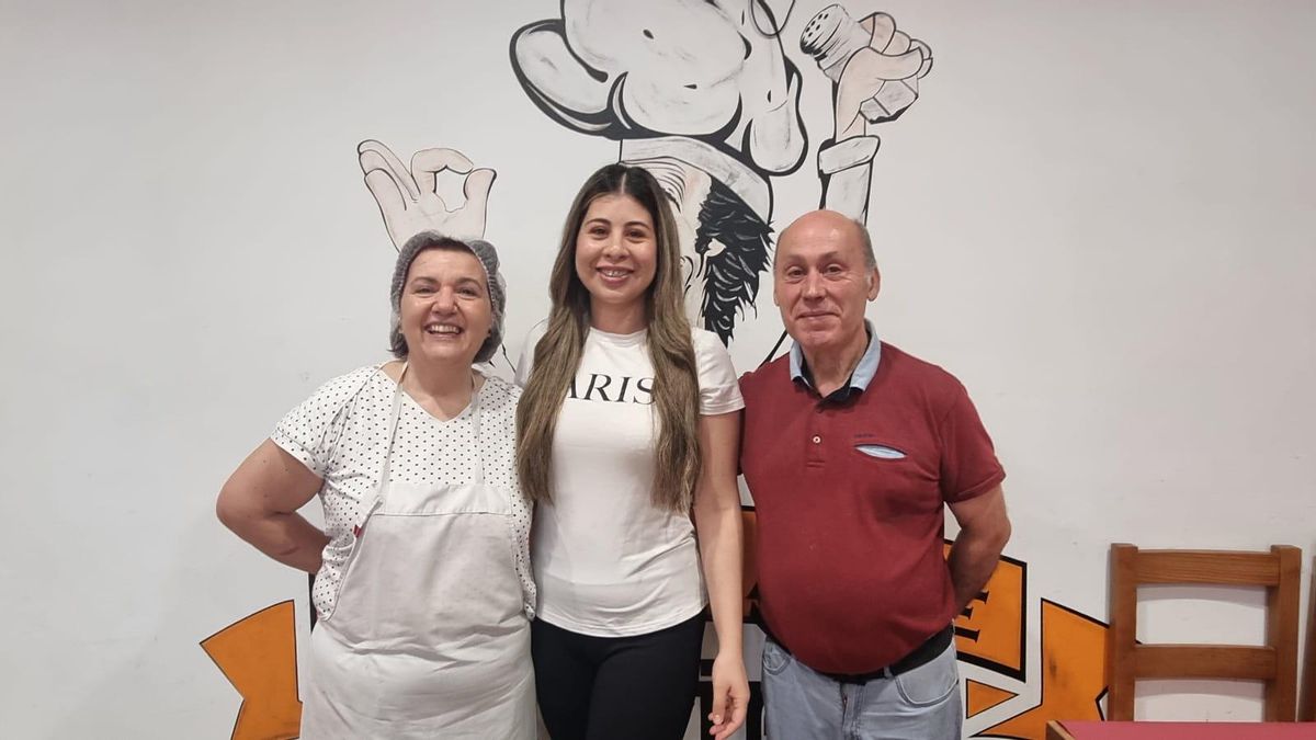 Por la izquierda, Celestina Francos, Michelli Astorga y Ángel Prieto.