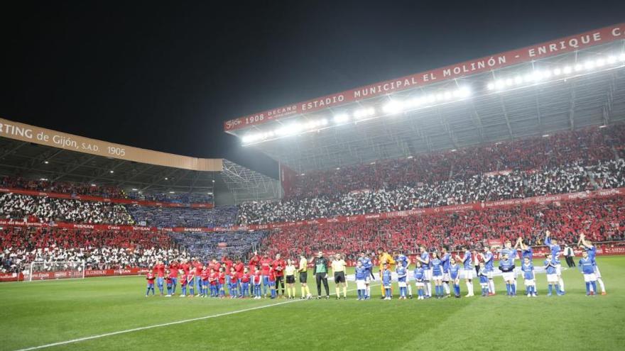 El derbi asturiano, en imágenes