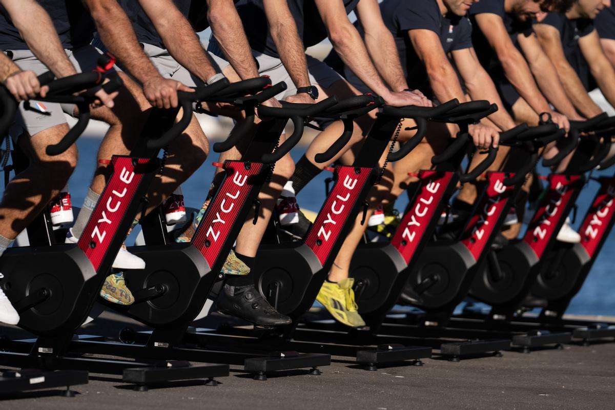 Tecnología de bicicletas valenciana para el equipo francés de la Copa América de vela