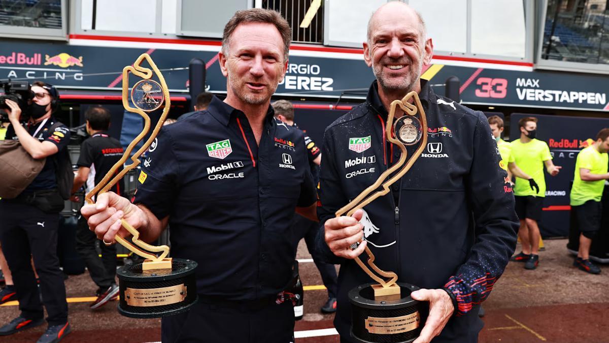 Christian Horner y Adrian Newey, un binomio de éxito en Red Bull.