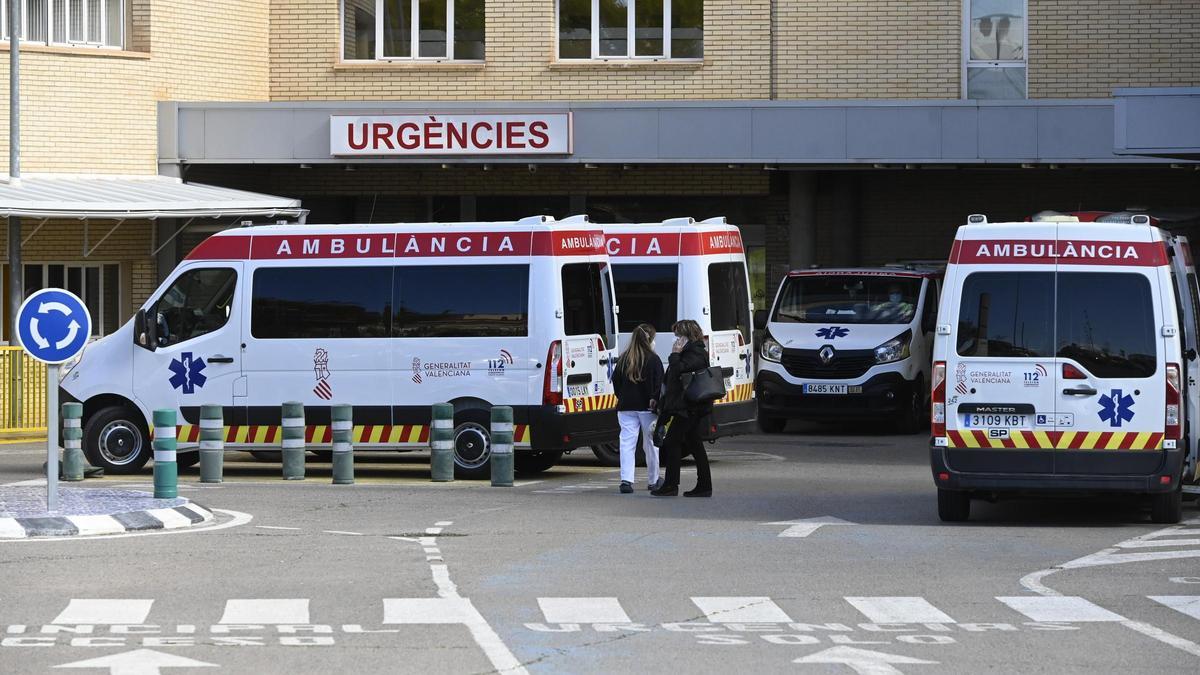 Imagen de la entrada a Urgencias del Hospital General.