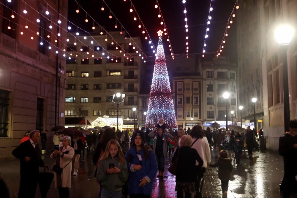 Luces de Navidad en Gijón