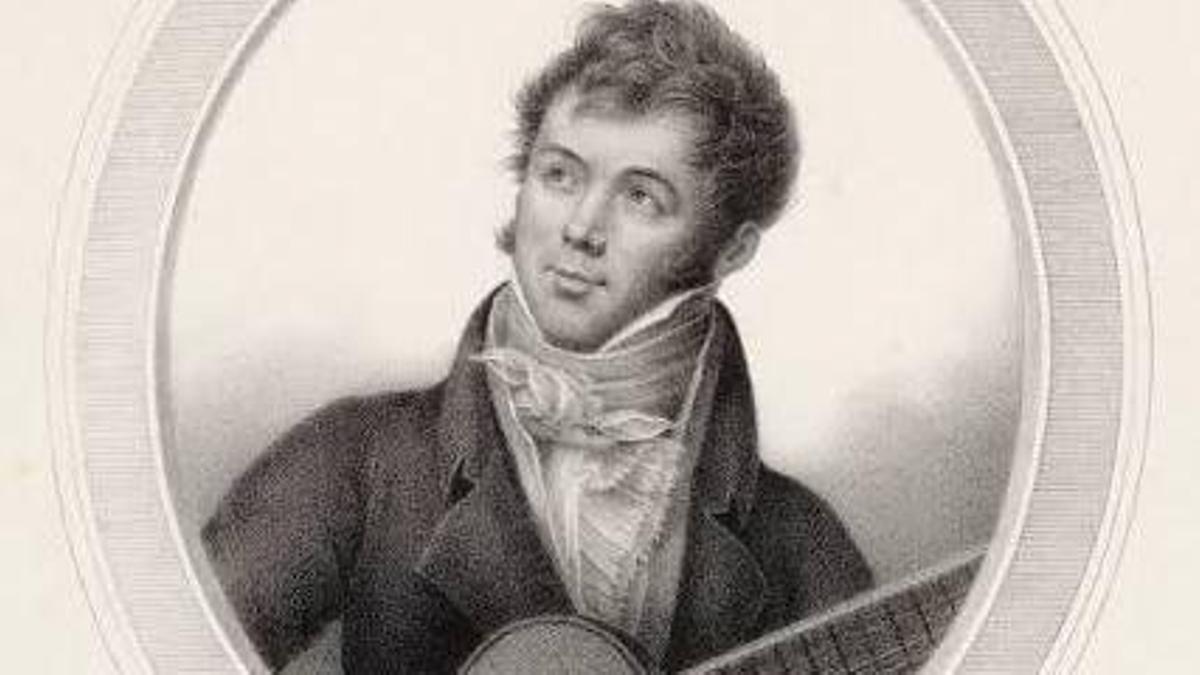 El guitarrista español Fernando Sor.