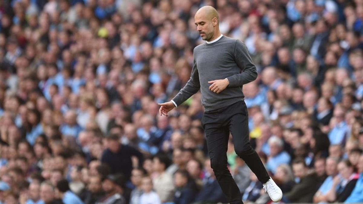 Guardiola disfrutó como nunca con el juego de su equipo