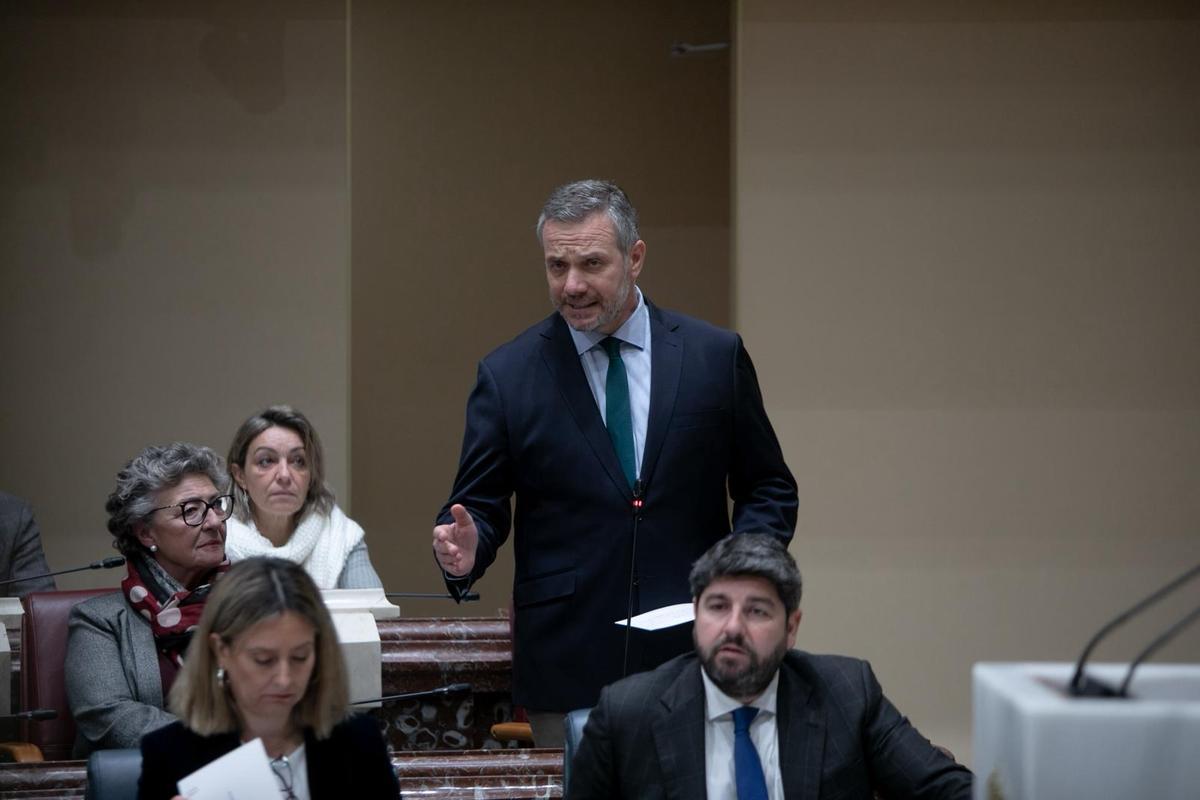 Joaquín Segado, portavoz del PP en la Asamblea.