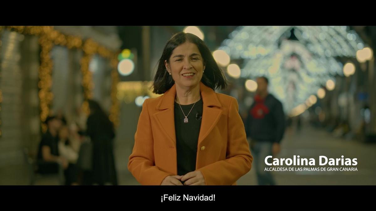 La alcaldesa Darias desea una Navidad de Cuento a los vecinos y vecinas de Las Palmas de Gran Canaria