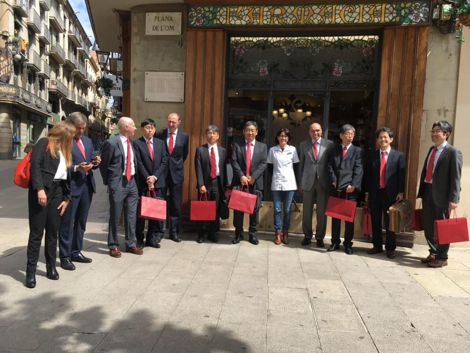 Directius japonesos, de visita a Manresa