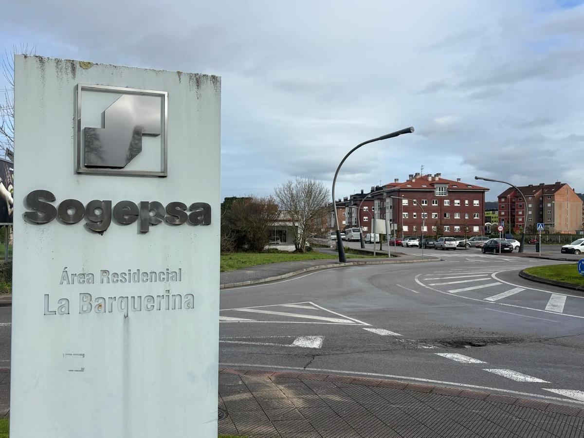 El área residencial de La Barquerina