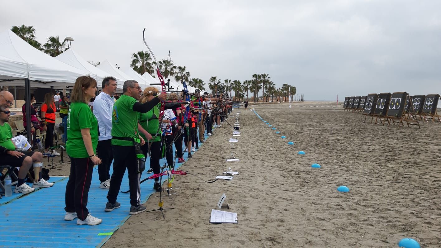 Torneo Amazonas de tiro con arco en los Sport4Cancer Mar Menor Games