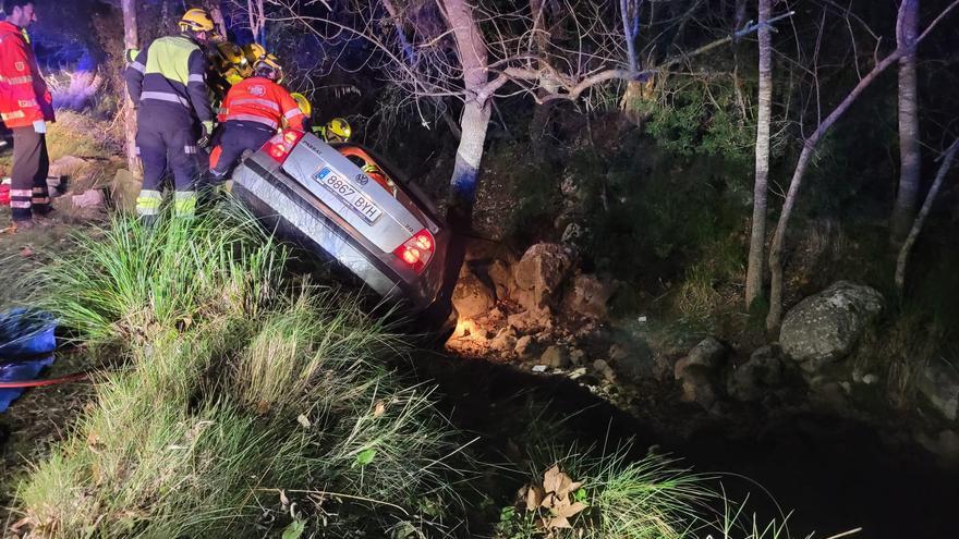 Un herido grave en un accidente de tráfico en Esporles