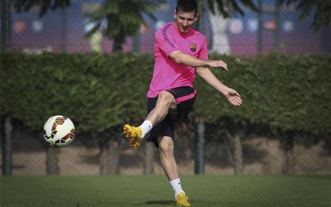 Entrenamiento del Barça del viernes 17 previo al duelo contra el Eibar