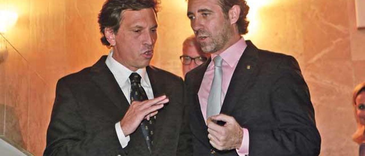 El enfrentamiento entre José Ramón Bauzá y Mateo Isern fue permanente durante gran parte de la pasada legislatura.
