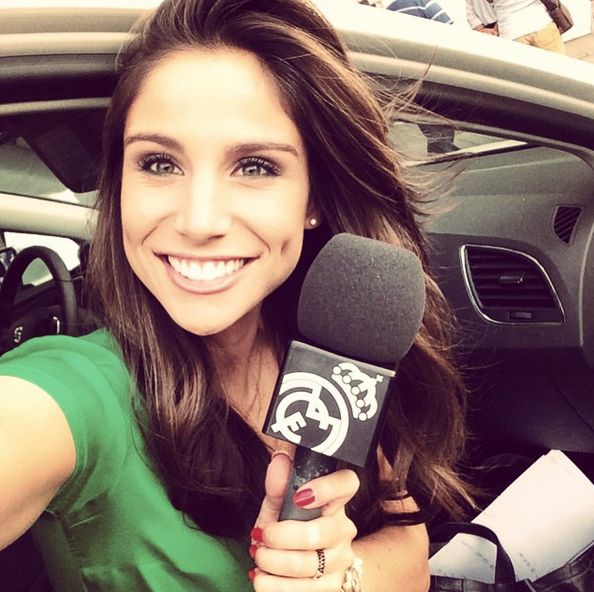 Lucía Villalón presentó Real Madrid TV