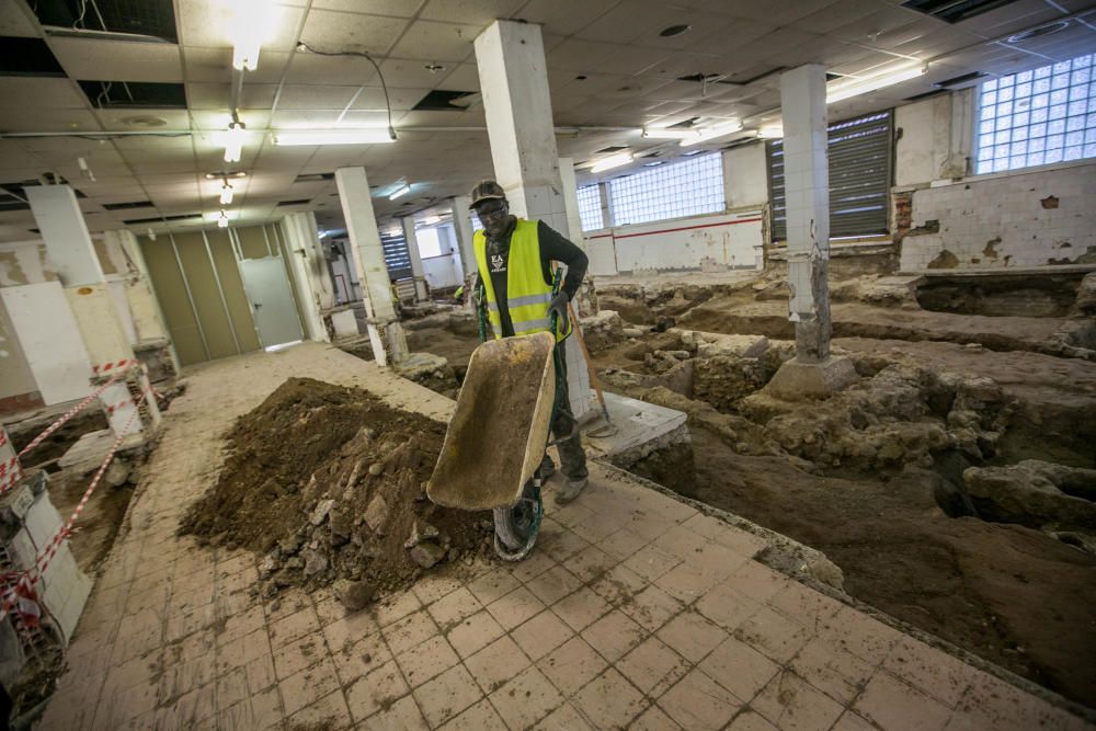 Aparcisa ha calificado de "desastre" el estado de la estructura y de los restos hallados hasta el momento.