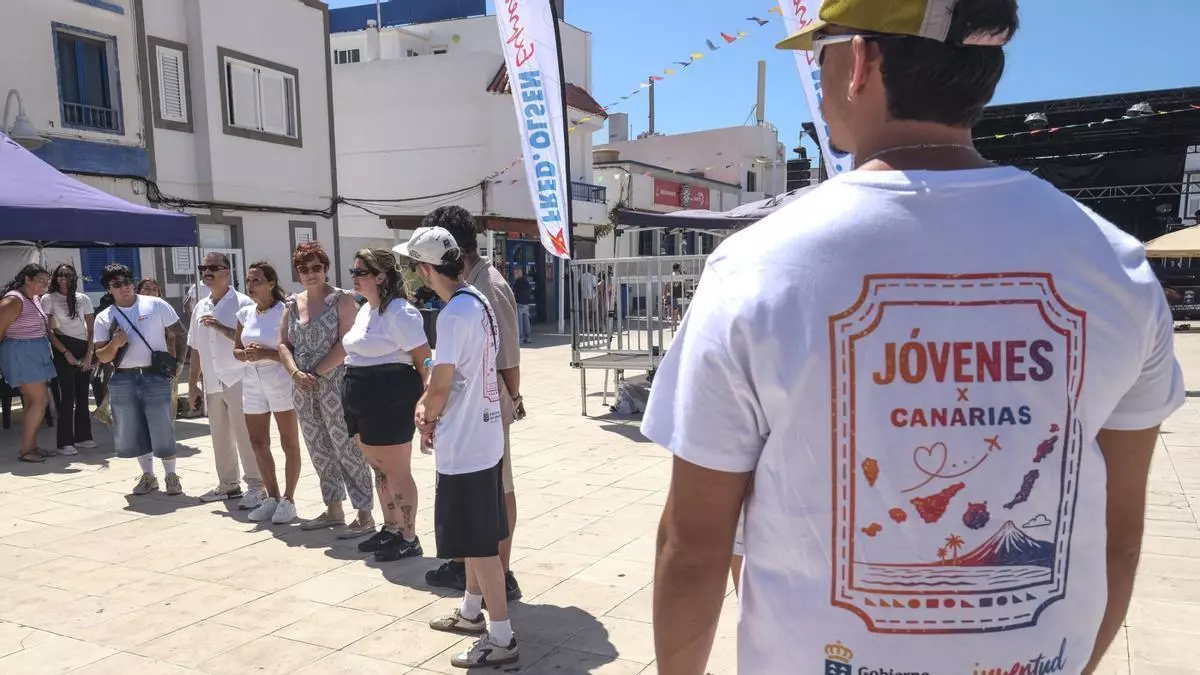 Identidad canaria y debate sobre la democracia: la segunda edición del Encuentro de Juventudes reúne a más de 40 adolescentes de las ocho islas en Agaete