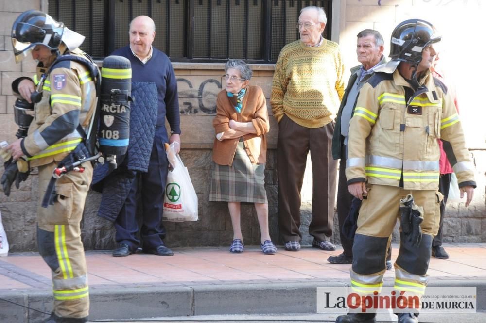 Incendio en un piso en San Andrés