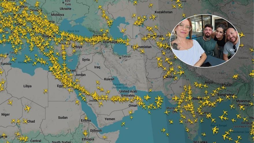 Cuatro tinerfeños, varados en Tailandia por la crisis en Oriente Medio.