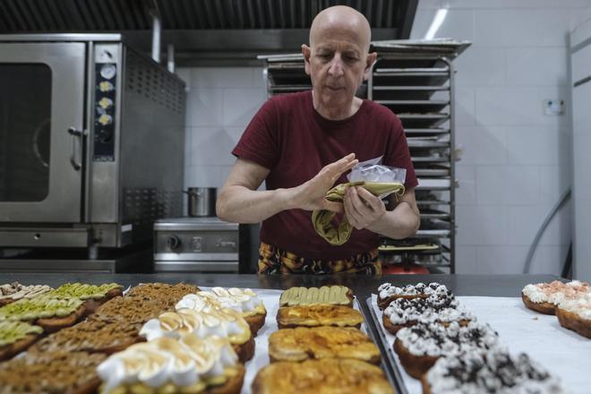Torrijas modernas en la pastelería San Martín