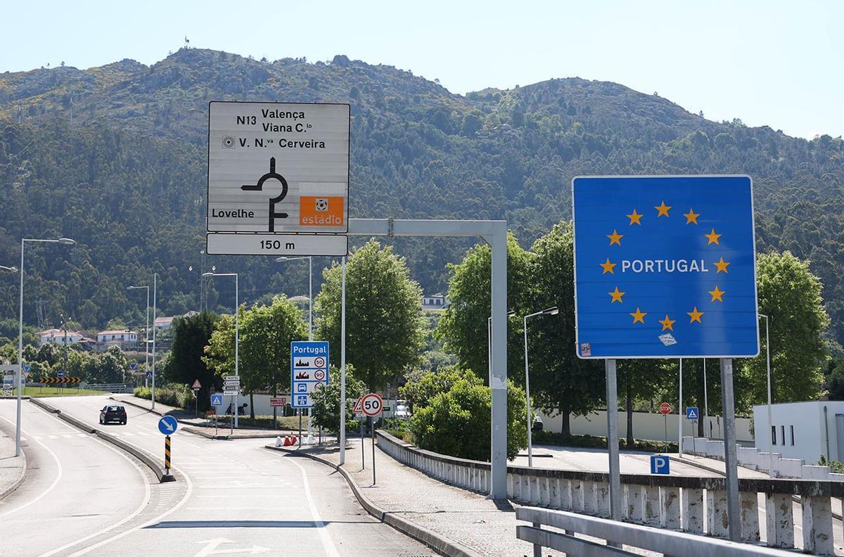 Uno de los puntos de la ‘raia’ entre Galicia y Portugal