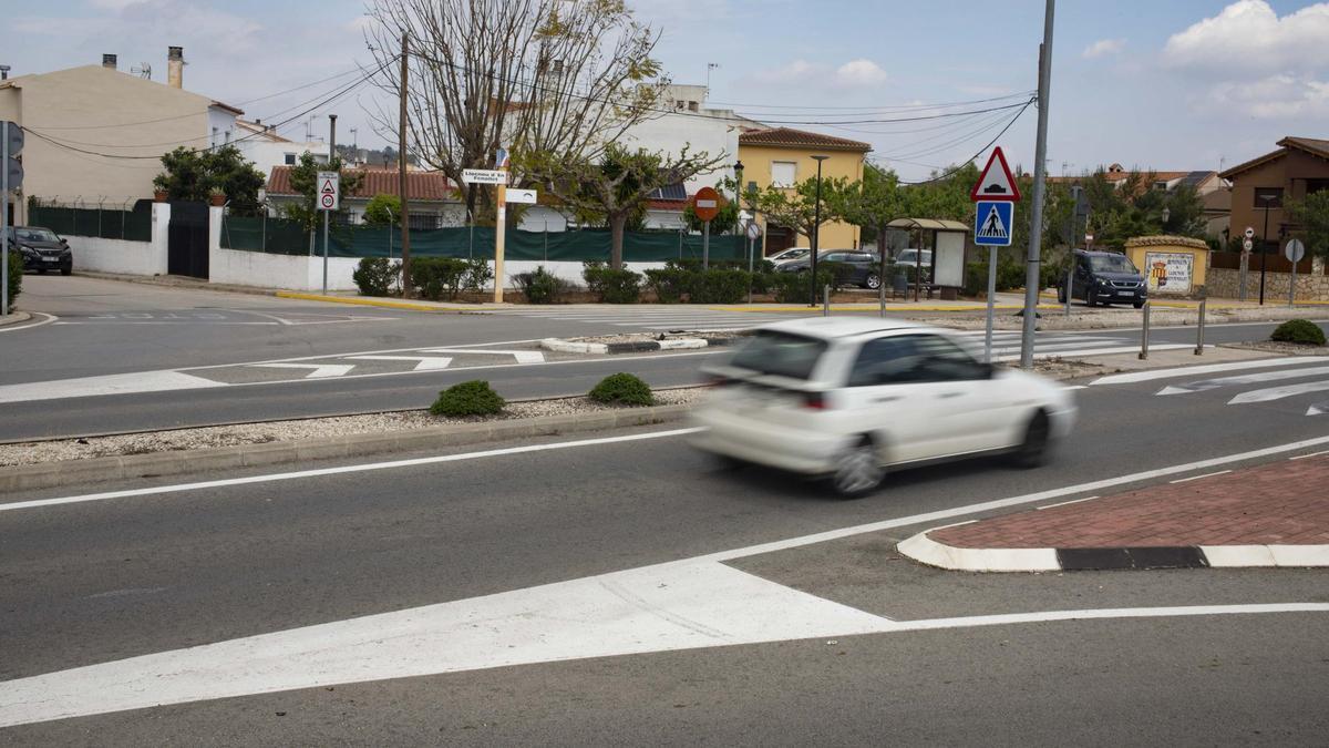 Zona donde se proyecta una nueva rotonda de Llocnou d'en Fenollet