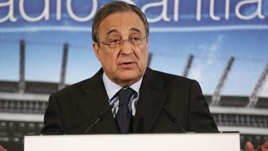 El presidente del Real Madrid, Florentino Pérez.