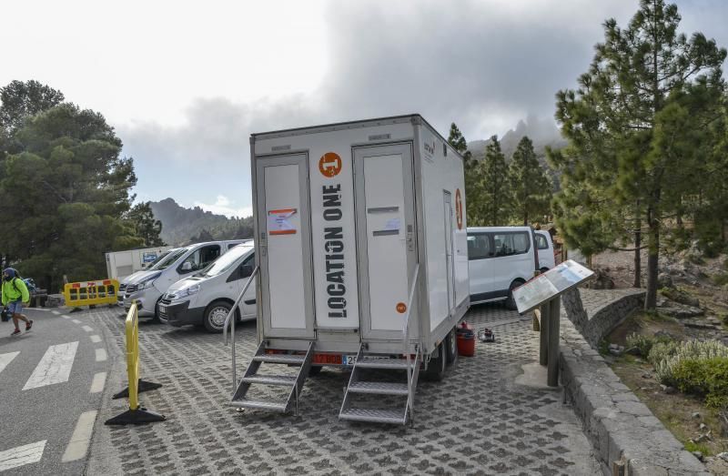 07/03/2019 ROQUE NUBLO, TEJEDA. Equipo del rodaje de The Witcher, la serie de Netflix en la Cumbre de Gran Canaria. FOTO: J. PÉREZ CURBELO  | 07/03/2019 | Fotógrafo: José Pérez Curbelo