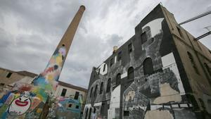 Exterior de la fábrica de creación La Escocesa, en el Poblenou.