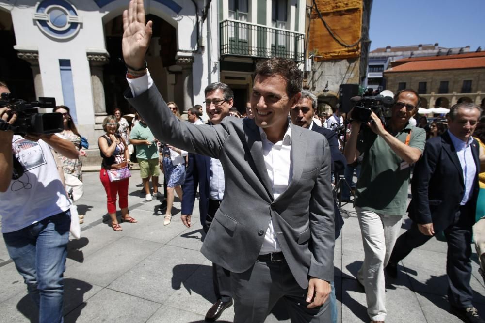 Acto electoral de Albert Rivera en Avilés