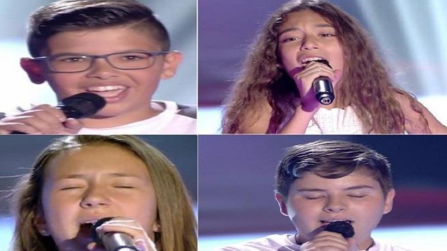 Cuatro canarios triunfan en &#039;La Voz Kids&#039;