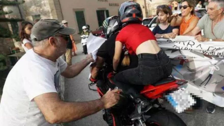 Acción de protesta del verano pasado.