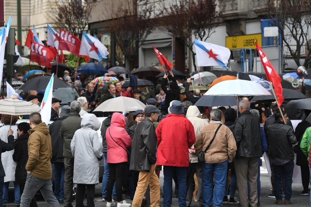 Manifestación de pensionistas en A Coruña