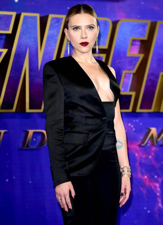 Scarlett Johansson, muy sexy en la presentación de 'Avengers: Endgame'