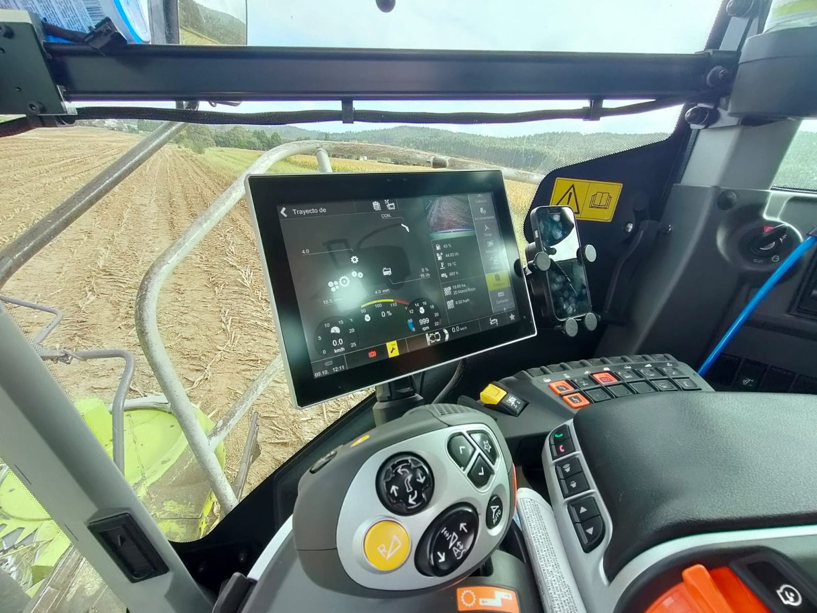 La cosechadora de un millón de euros de Marcial da Pereira