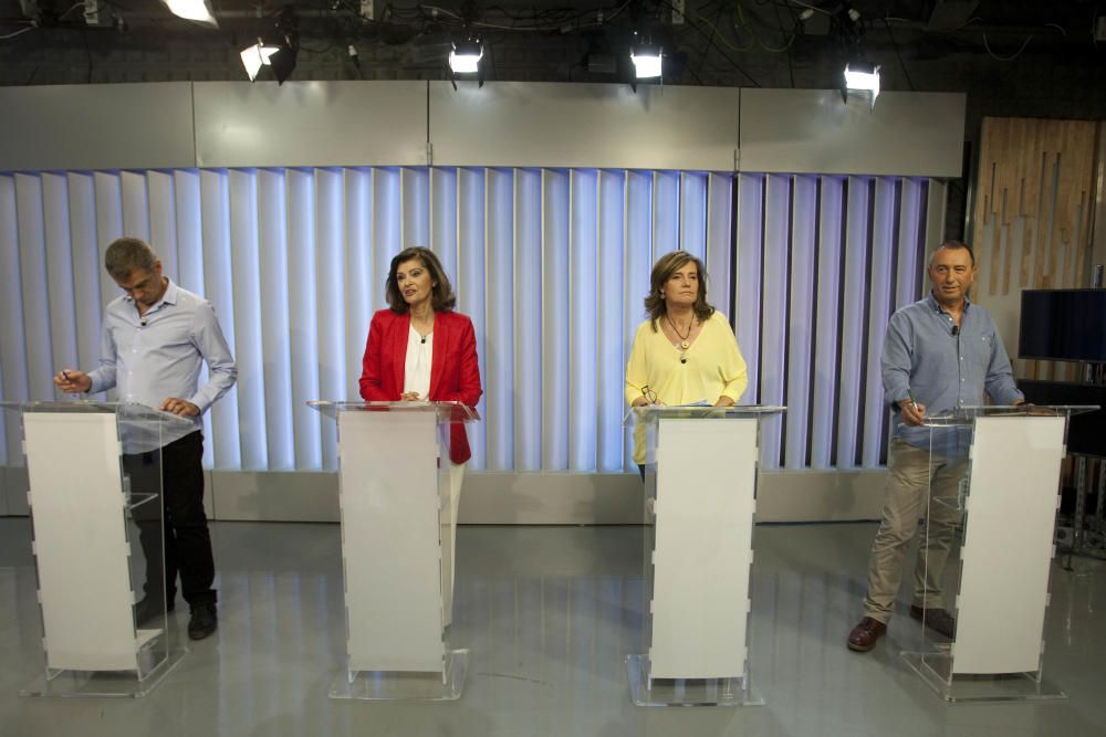 Debate de los cabezas de lista de los cuatro grandes partidos en Levante TV