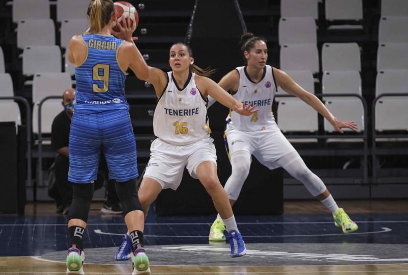 Partido Clarinos Tenerife - Fribourg de la Eurocup Women de baloncesto