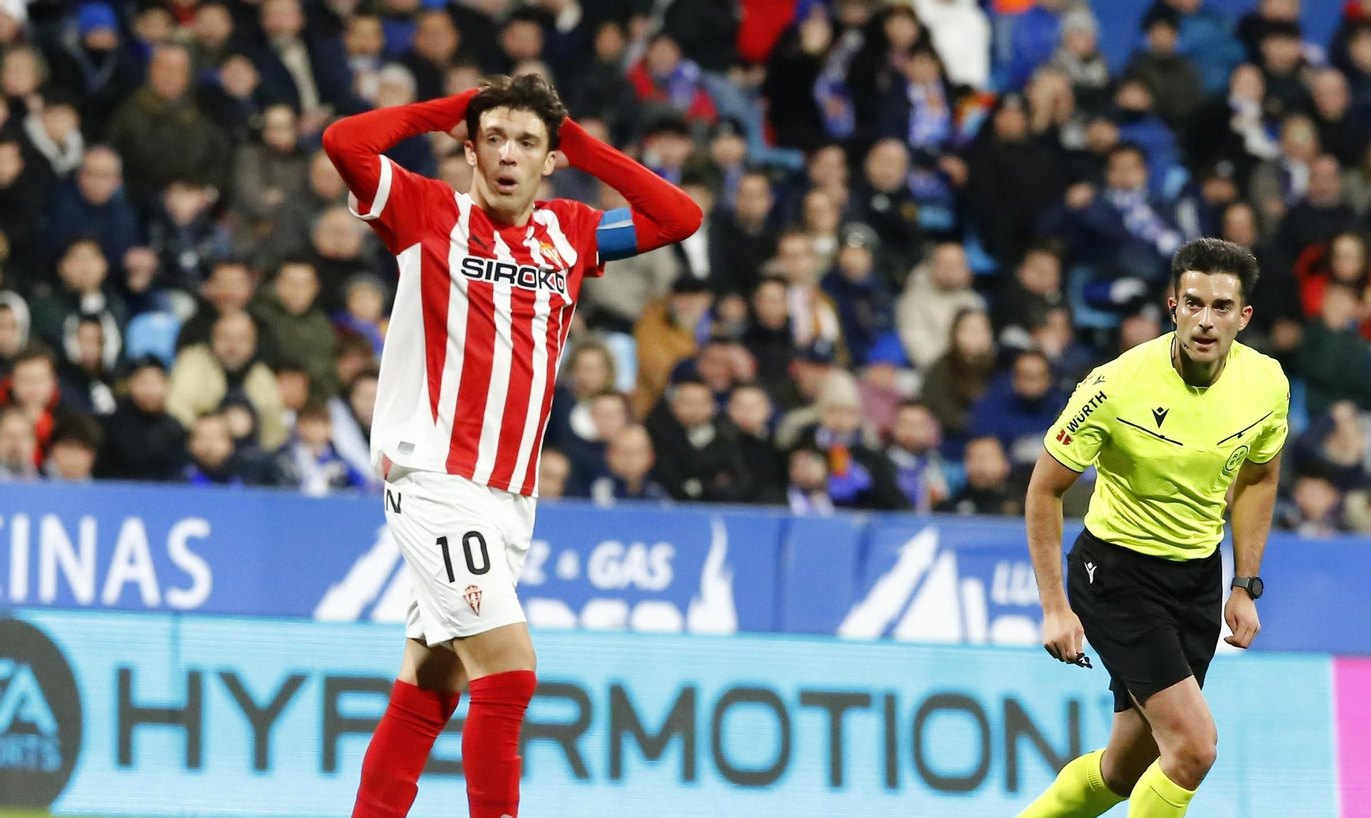 Así fue el partido entre el Sporting y el Zaragoza