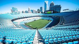 Aspecto del Bank of America Stadium de Charlotte, donde se celebra el partido del Real Madrid contra Pachuca.