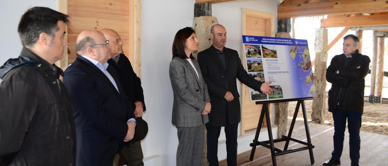 La presentación del ARI del Parque Nacional Illas Atlánticas, en febrero de 2019, en Bueu.